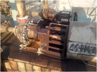 Rusted 30% HCL pump